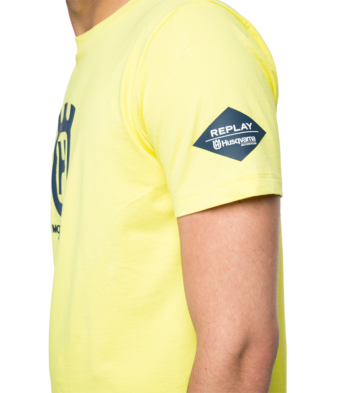 オーガニックコットン Tシャツ REPLAY FOR HUSQVARNA 詳細画像 イエロー 6